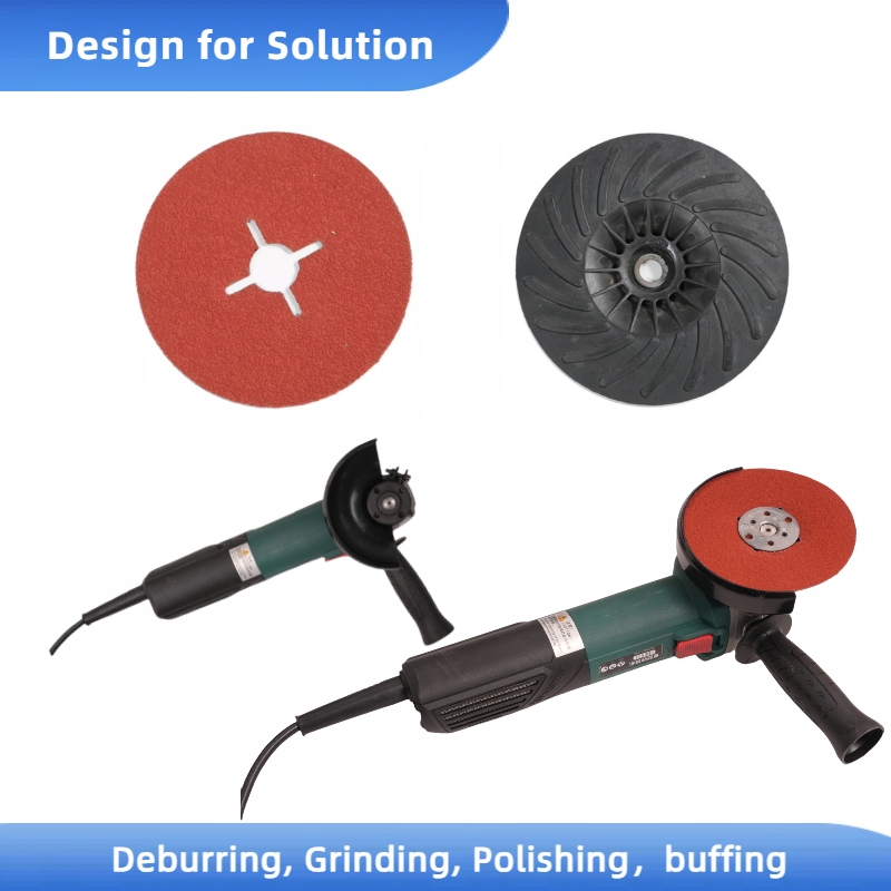 Абразивный круг из вулканизированного волокна 125мм для шлифовки