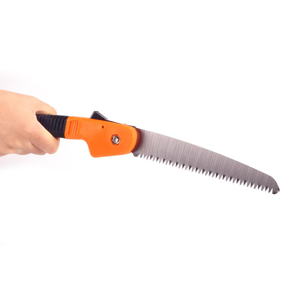 High Quality Sk4 Steel Japanese Hand Wood Cut Hand Saw Blade Portable Garden Folding Pruning Saw with Pliatic Handle