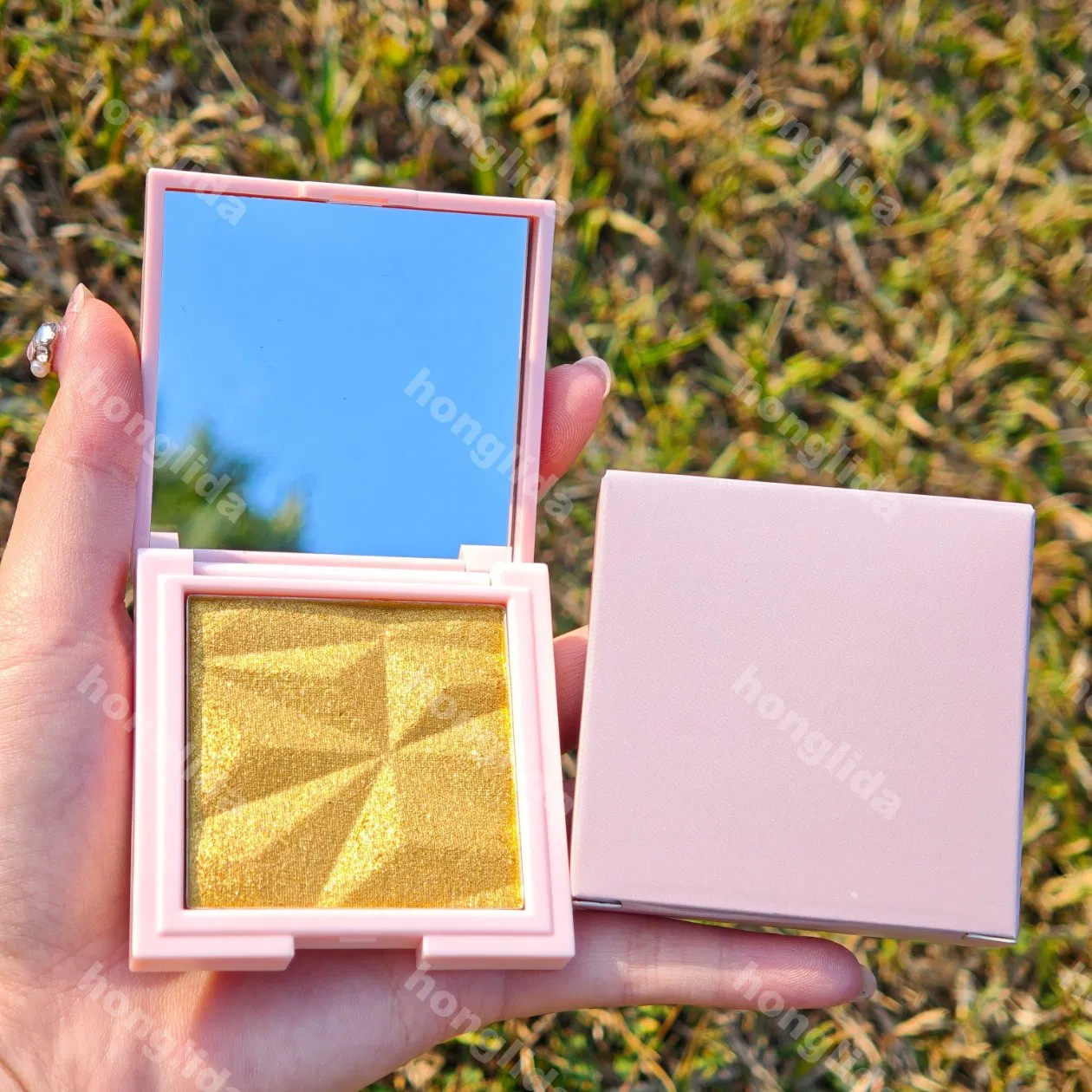 7 Colors Face Highlighter Private Label Bronzer Makeup Highlight Waterproof