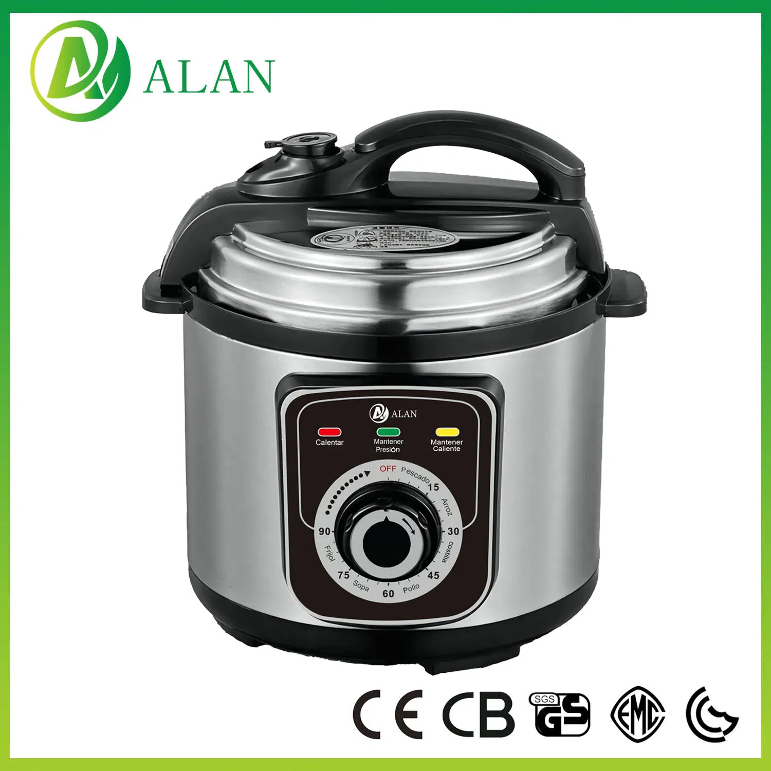 New Models 3-12L Mechanical Type Knob Control Easy Operation Electric High Pressure Cooker with 3 LED Indicators