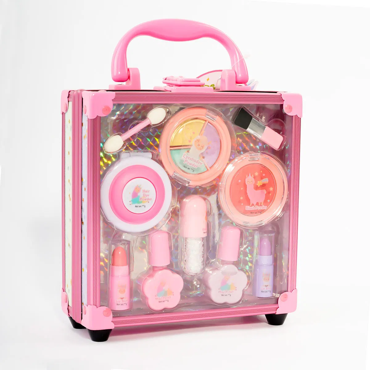Premium Pink Children's Makeup Set with Safe, Washable Ingredients