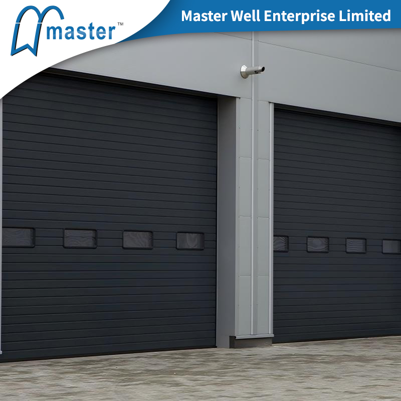 Precision Residential Full View Double Galvanized Industrial Roll up Door with Windows