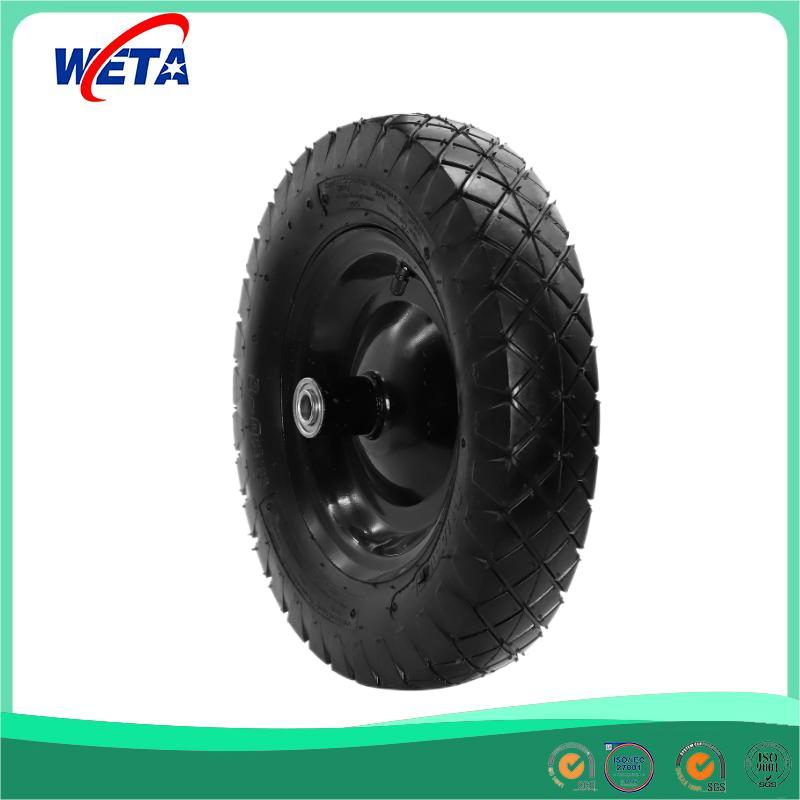 Light Weight High Load Capacity Metal Rim PU Foam Wheel