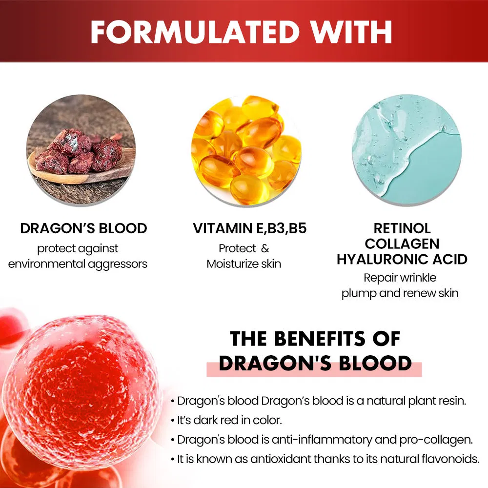 Body Care Skin Moisturizing Firm Whitening Dragon Blood Extract Body Lotion