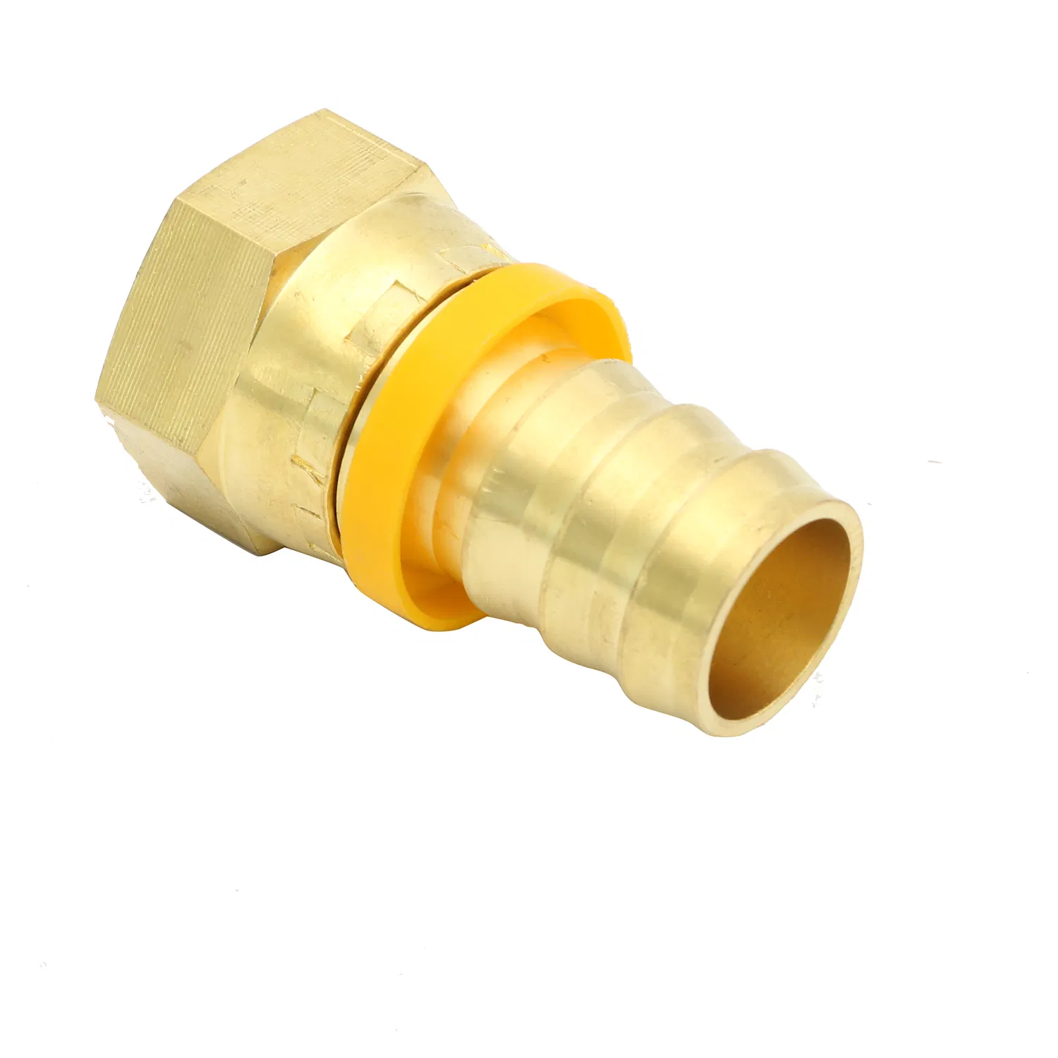 NPT Female Hydraulic Swivel Joint Brass Fittings Push Lock Hose Barb