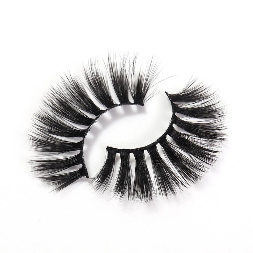 Custom Label 18mm 25mm Curler Lashes 3D Mink False Eyelashes for Girls