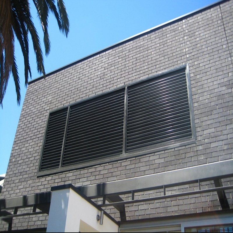 Australia Adjustable Ventilation Grilles Motorized Blades Outdoor Shutter Sun Aluminum Louver