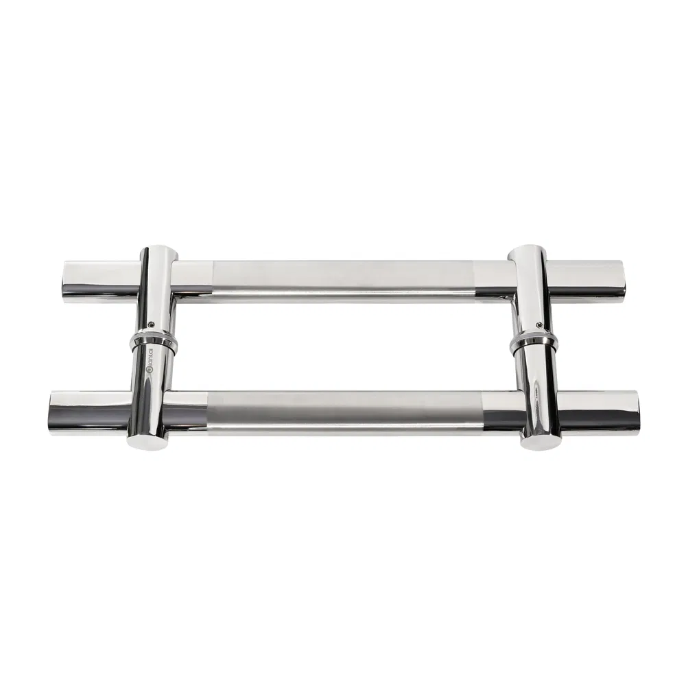 Manufacture Stainless Steel Swing Glass Door Hardware Back to Back Entrance Ladder Pull Handles