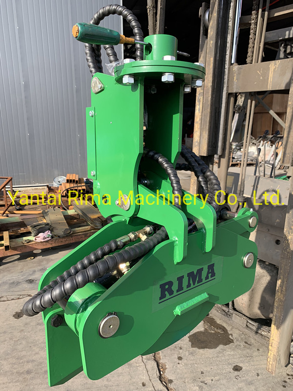 Wood Grapple Metal Tree Bunch Pruning Shear for Excavator / Skid-Steer Loader