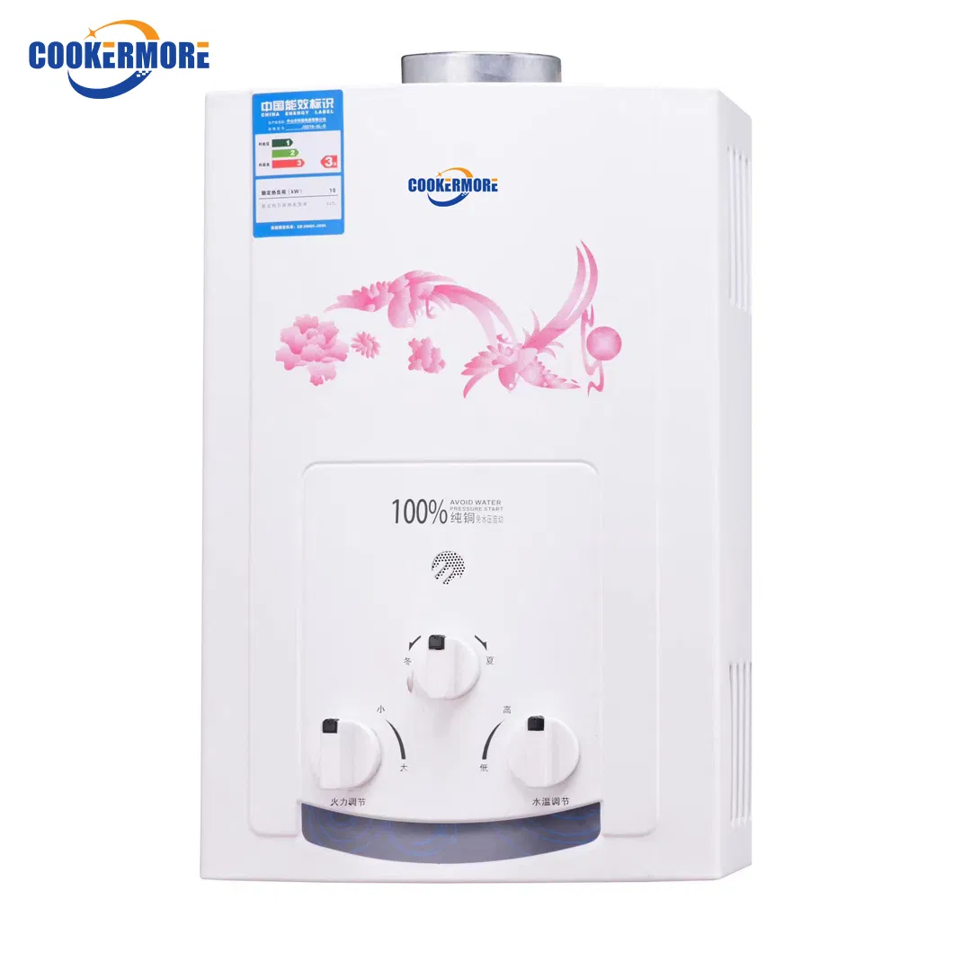 Zero Water Pressure Heat Exchanger Gas Geyser Tankless Gaz Water Heater