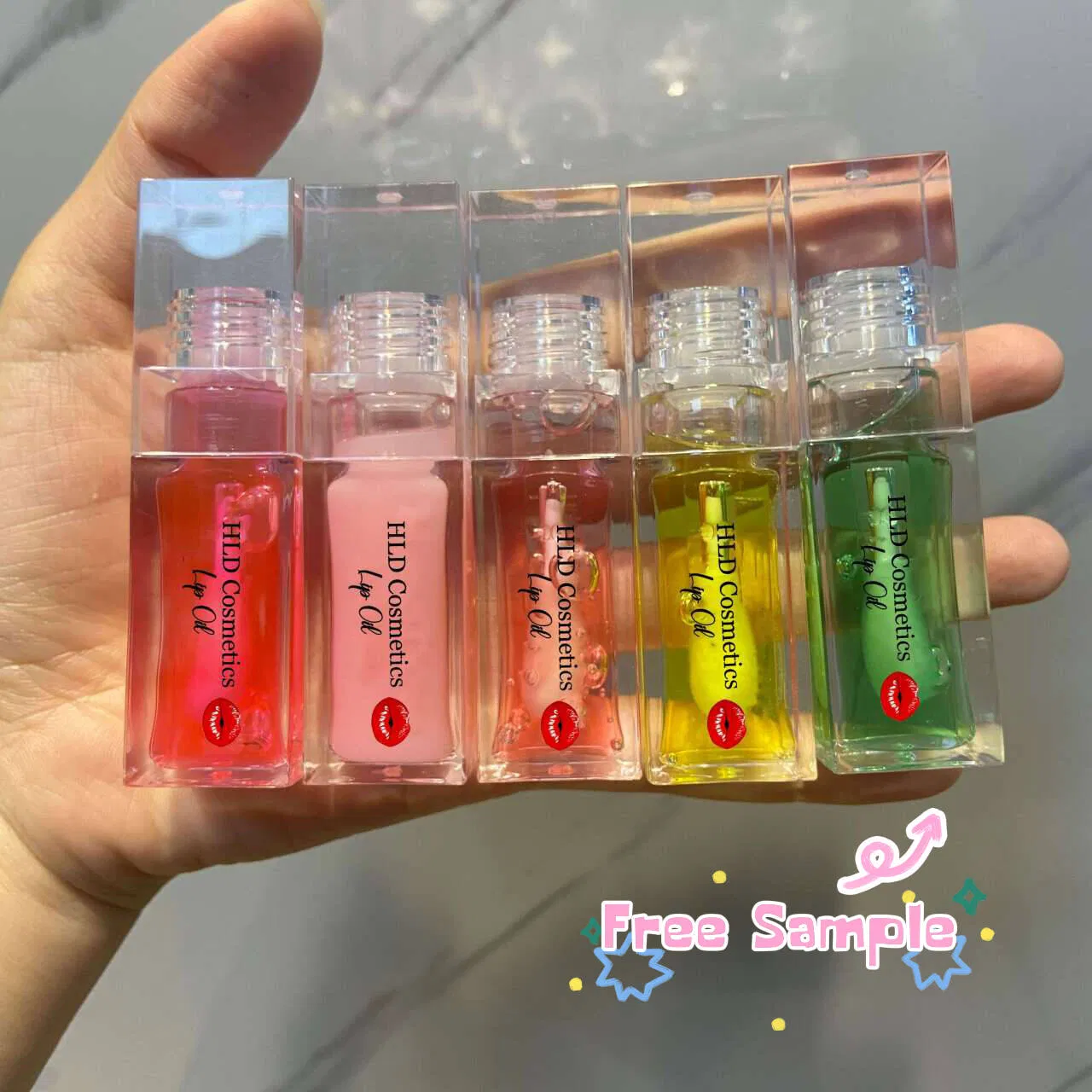 Moisturizing Shiny Shimmer Magic Natural Flavor Lip Gloss Oil Tint Private Label