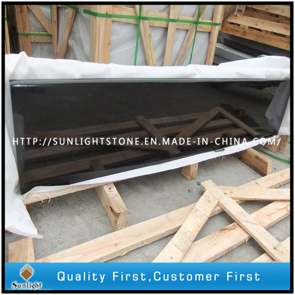 Black Granite G684 Basalt Slab for Kitchen Countertop