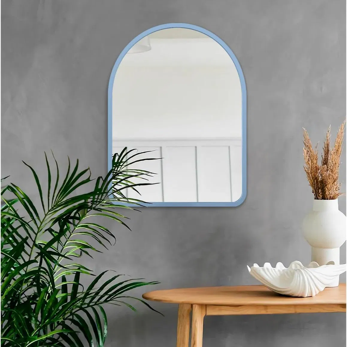 Blue/Gold/Black/Silver Metal Frame Arch Mirror for Your Home/Bath Welcome Consult Us