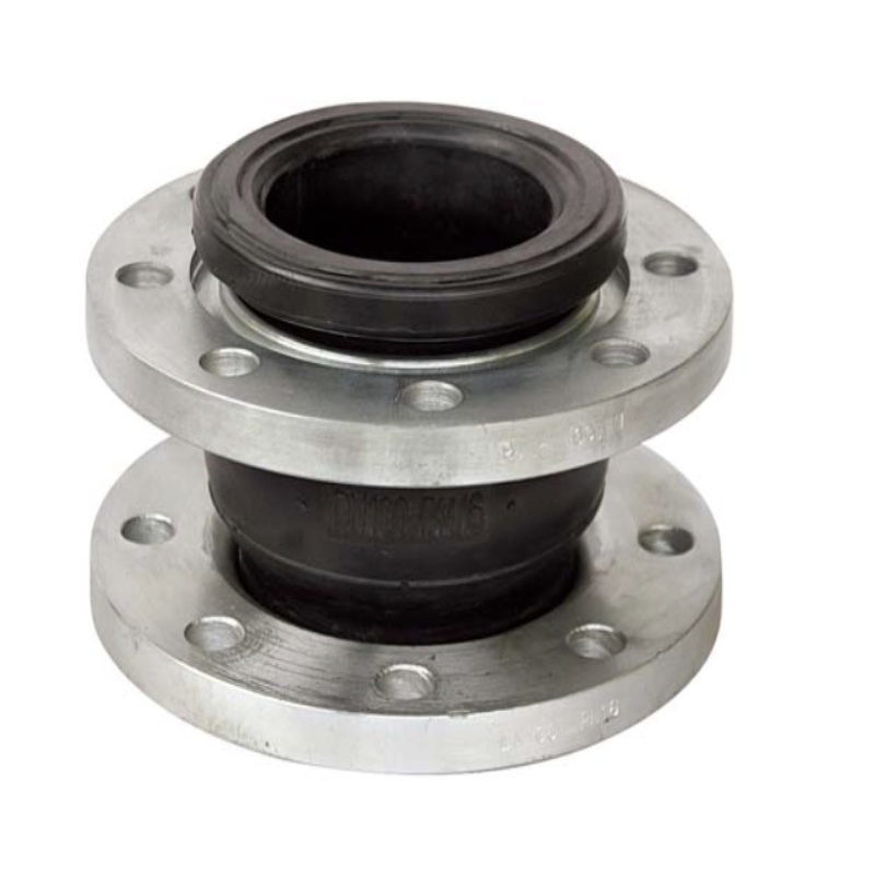 Flange Connector Pipeline Single Ball Flexible Rubber Joint