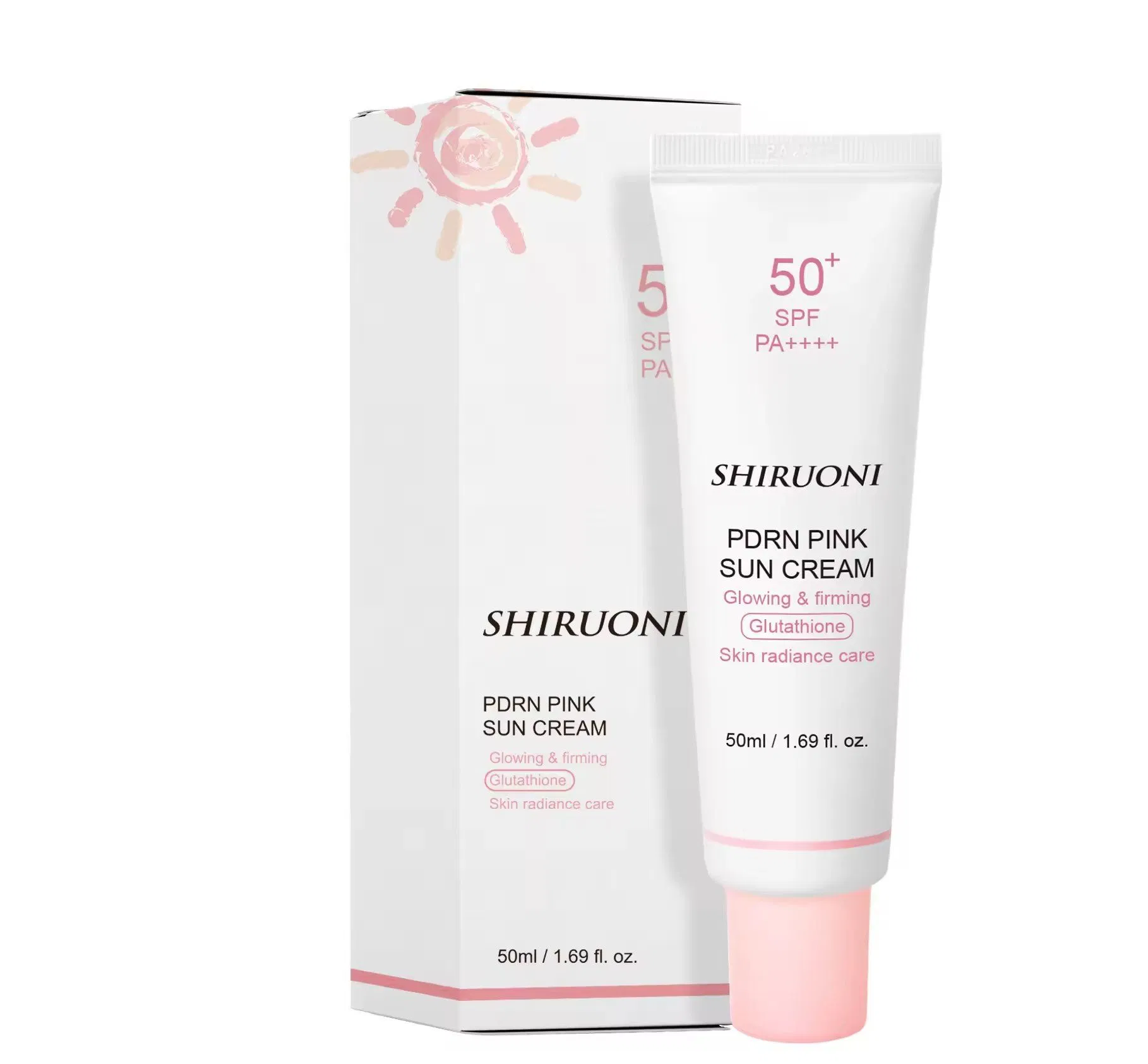 Private Label Mineral Soothing Sunscreen Broad Spectrum Hyaluronic Acid Glow Sunscreen Serum