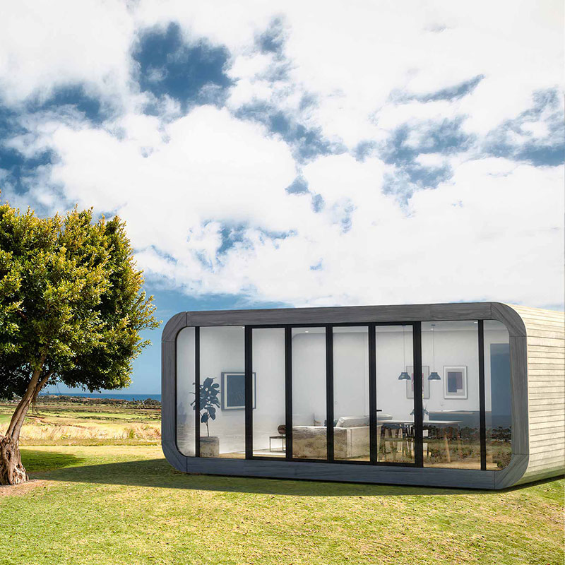 Prefabricated-Building Light Steel Frame Modern Prefab Tiny Home Wooden Bungalow Hosue