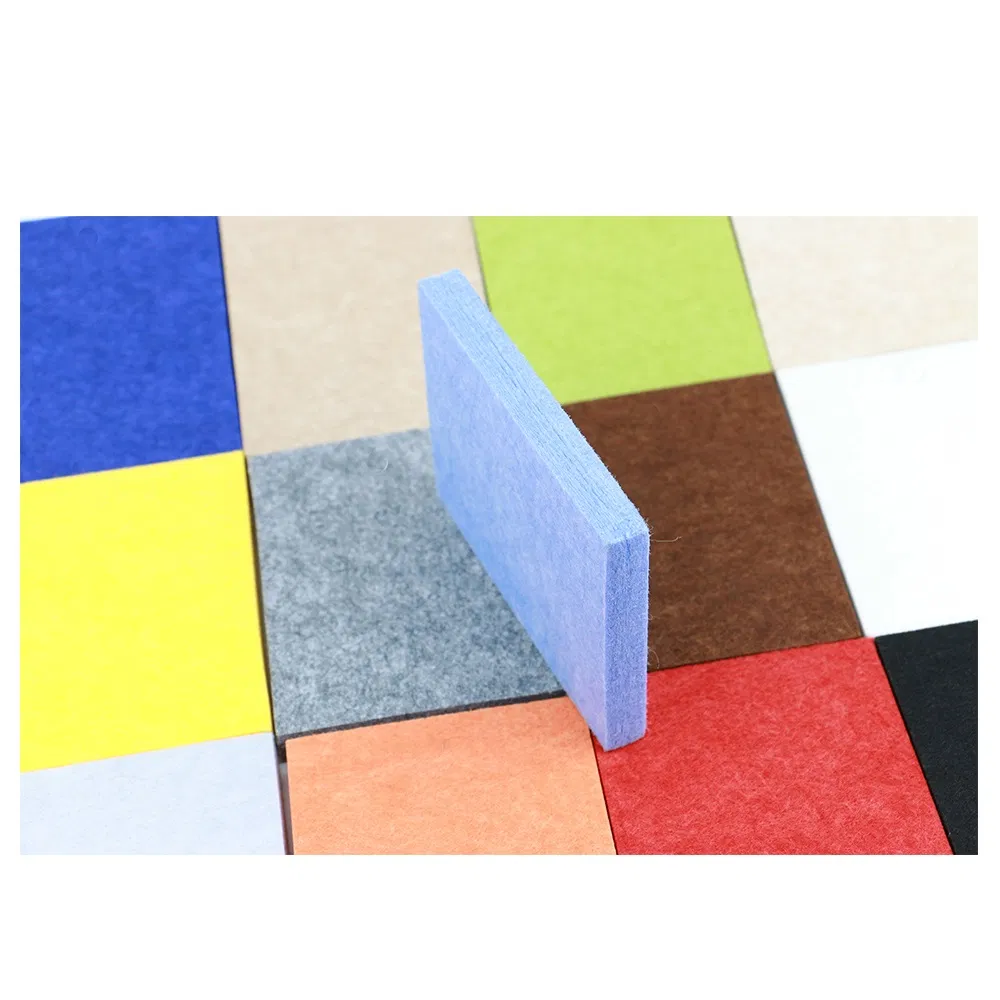 24mm High Density Soundproof Pet Acoustic Panels Polyester Felt Acoustic Panels