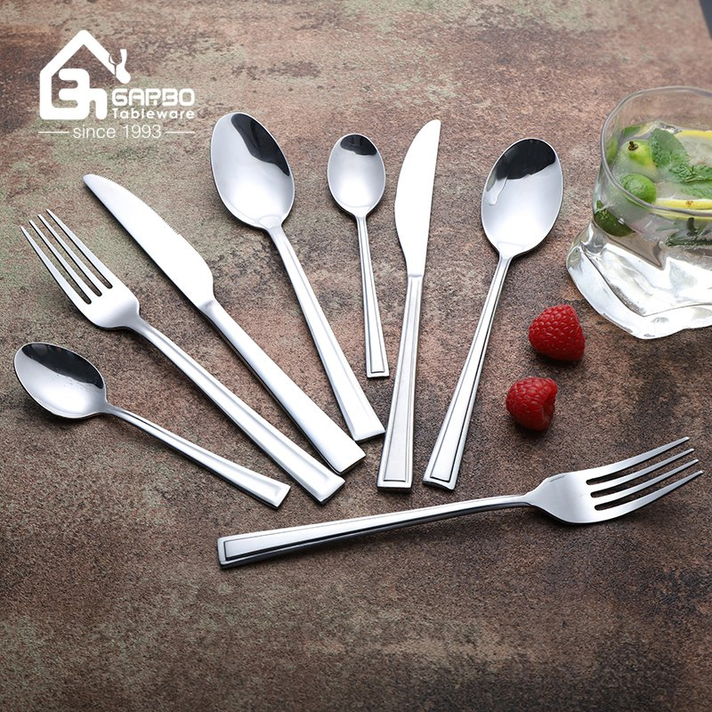 Mirror Polish 2.5mm Thickness Silverware Factory Direct Sales Dinner Fork Cheap Metal Fork Bulk Sale Silver Cutlery Fruit Fork for Home Use