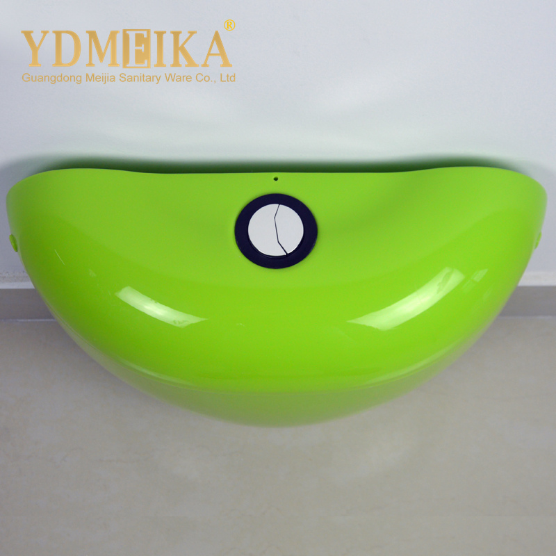 Children's Ceramic Squatting Toilet Kindergarten Deodorant Small Baby Size Water Tank with Cartoon Design Wc