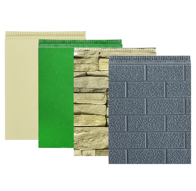 Color Steel Metal EPS Sandwich Panels for Walls and Roofs