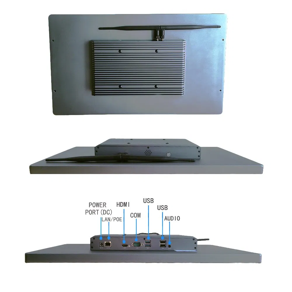 Suntek Modern Kds Wall Mount Android Tablet 15.6/21.5 Inch Capacitive Touch Screen Multi Media Display Poe Monitor for Factory Warehouse