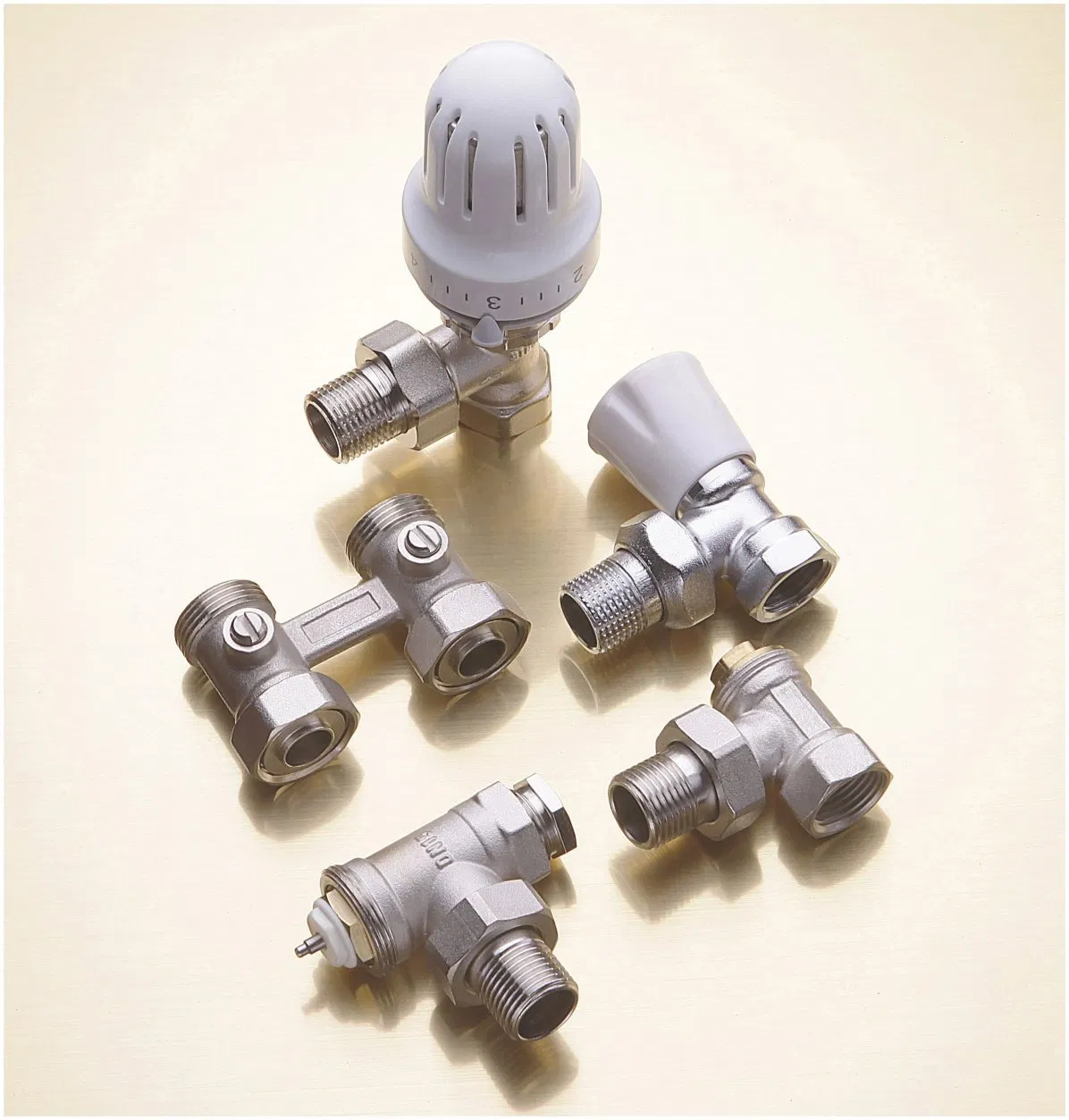 Brass Manifold with Radiator Valve