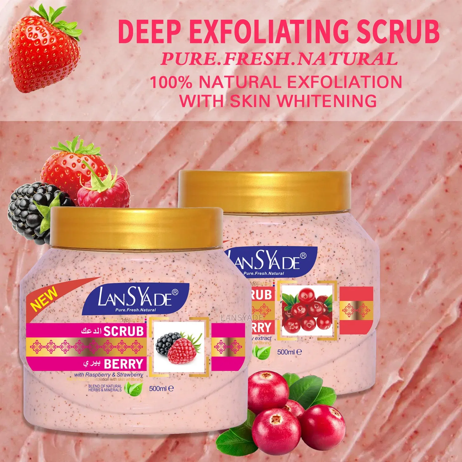 Whitening Scrub Body Repair Anti Dark Spot Anti-Aging Skin Care Turmeric Scrub