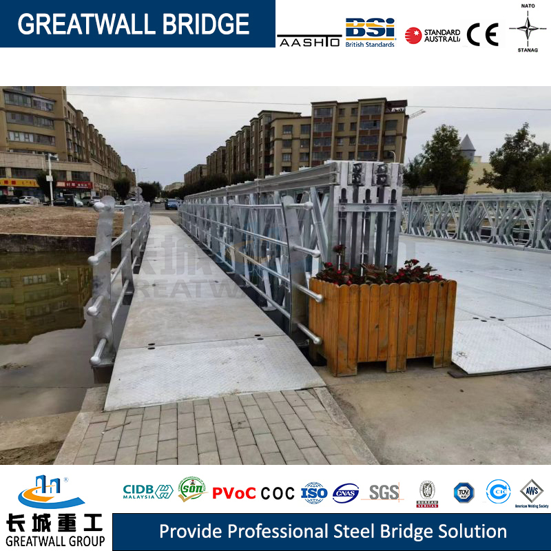 Bailey Bridge Produced by Great Wall Heavy Industry Customized According to Customer Needs
