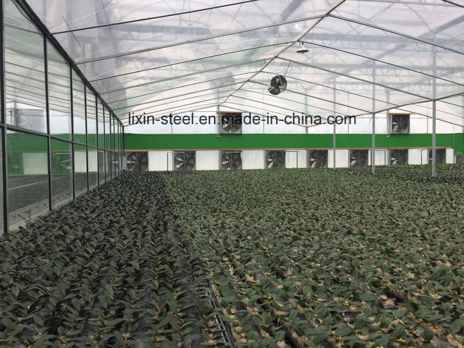Prefabricated Flower Vegetable Steel Frame Green House Metal Garden Shed