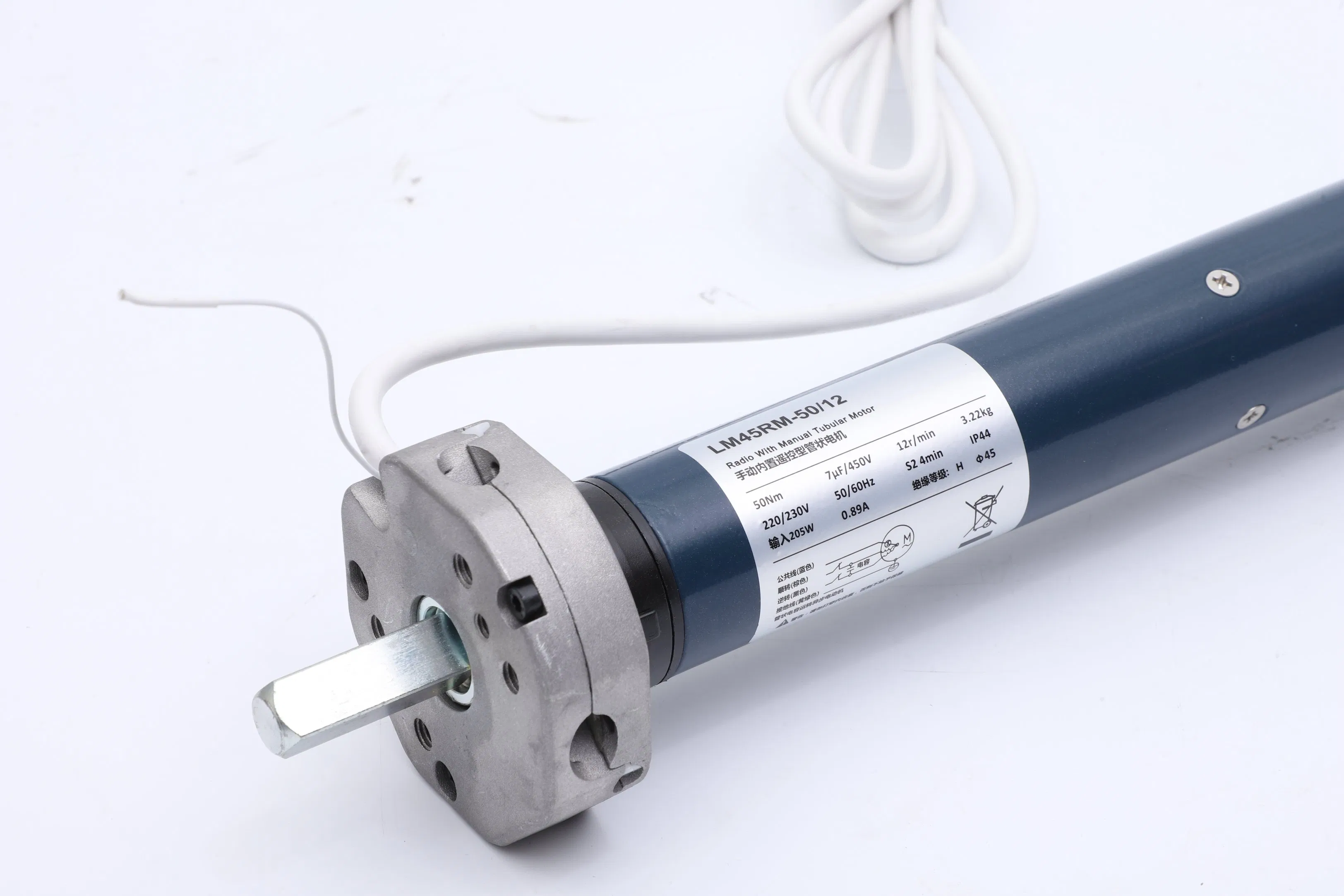 Customized 45 Pipe Diameter Tubular Motor Mechanical Equipment Sunshade Hand Cranked Motor