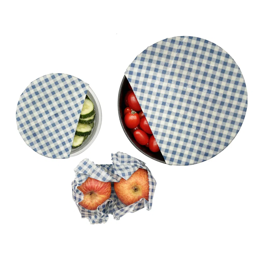 Wholesale Biodegradable Reusable Natural Cotton Sandwich Beeswax Food Wrap Storage Wraps