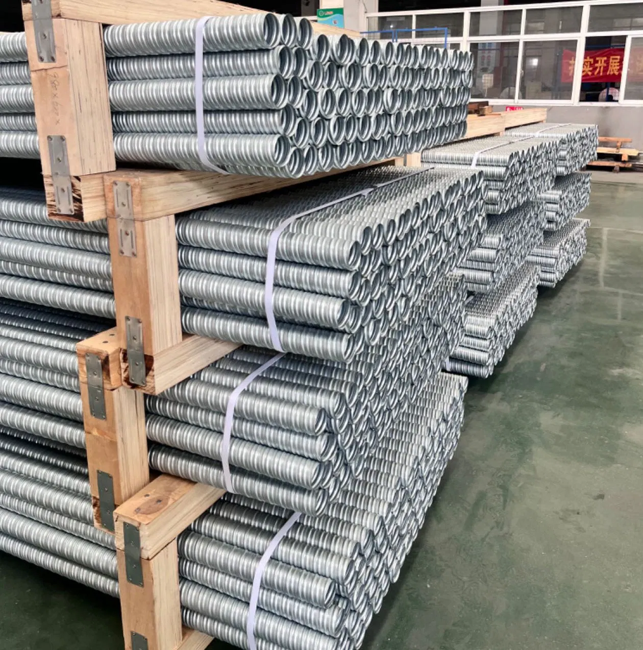 90mm Galvanized Corrugated Post Tension Ducts for PC Strand