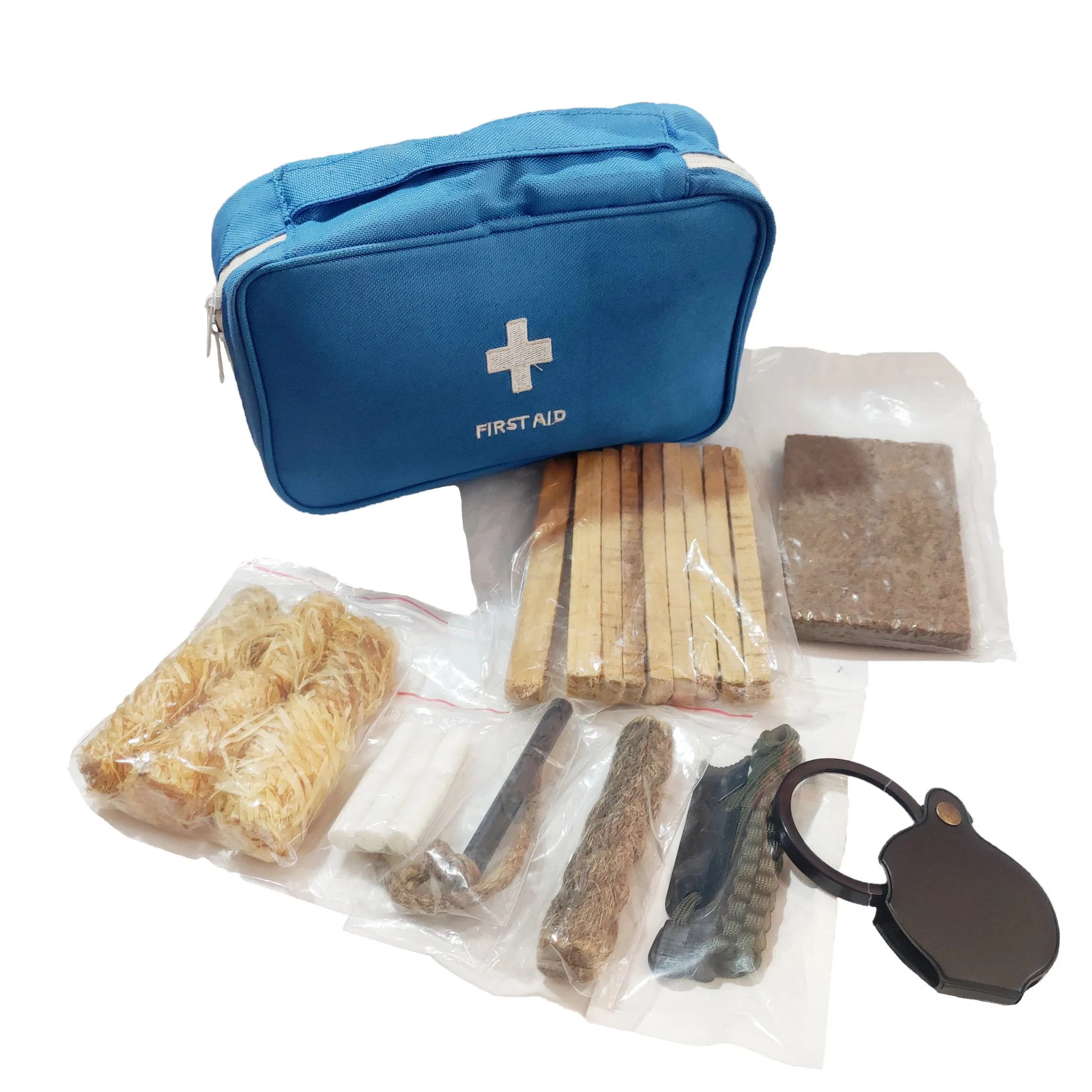 Fire Starter Set Outdoor Hiking and Camping Bag Barbecue Accessory