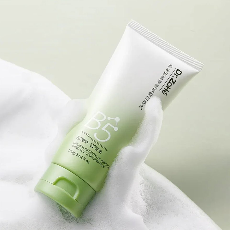 OEM/ODM Daily Cleansing Makeup Remover B5 Centella Asiatica Acne-Prone Skin Repair Deep Pore Cleansing Cleanser