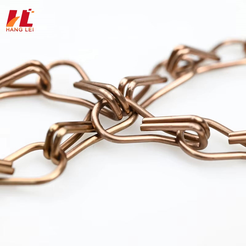 Custom Colored Stainless Steel Galvanized Wire Mesh Panels with Keychain Hooks