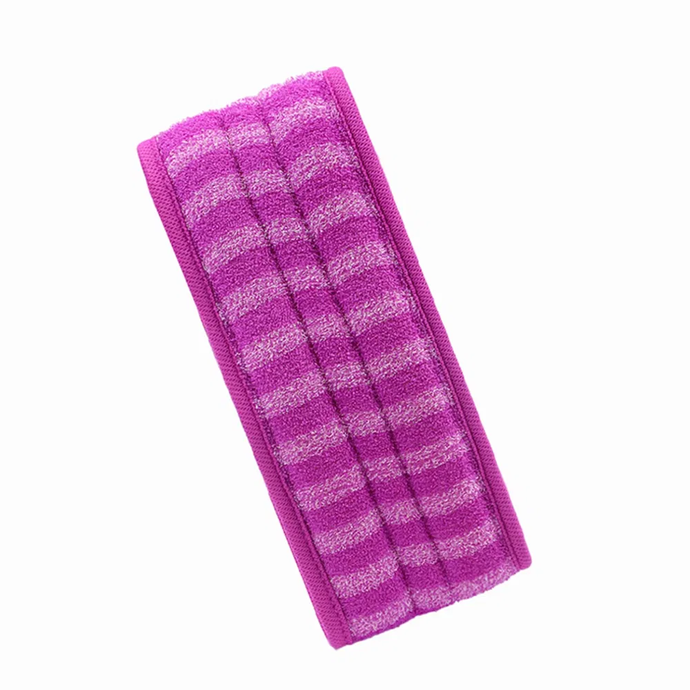 Wholesale Bamboo Exfoliating Body Shower Scrubber Bath Belt Shower Band for Back Scrubber for Shower