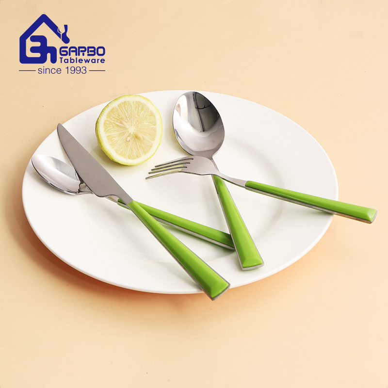 Home Use Stainless Steel Knife Steak Knife Dinner Knives Set Flatware Tableware Colored Handle Flatware Set From China