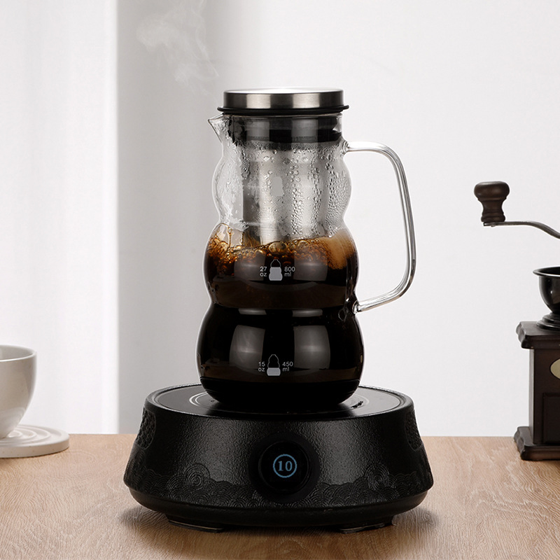 1000ml 2000ml High Borosilicate Glass Coffee Press Kettle