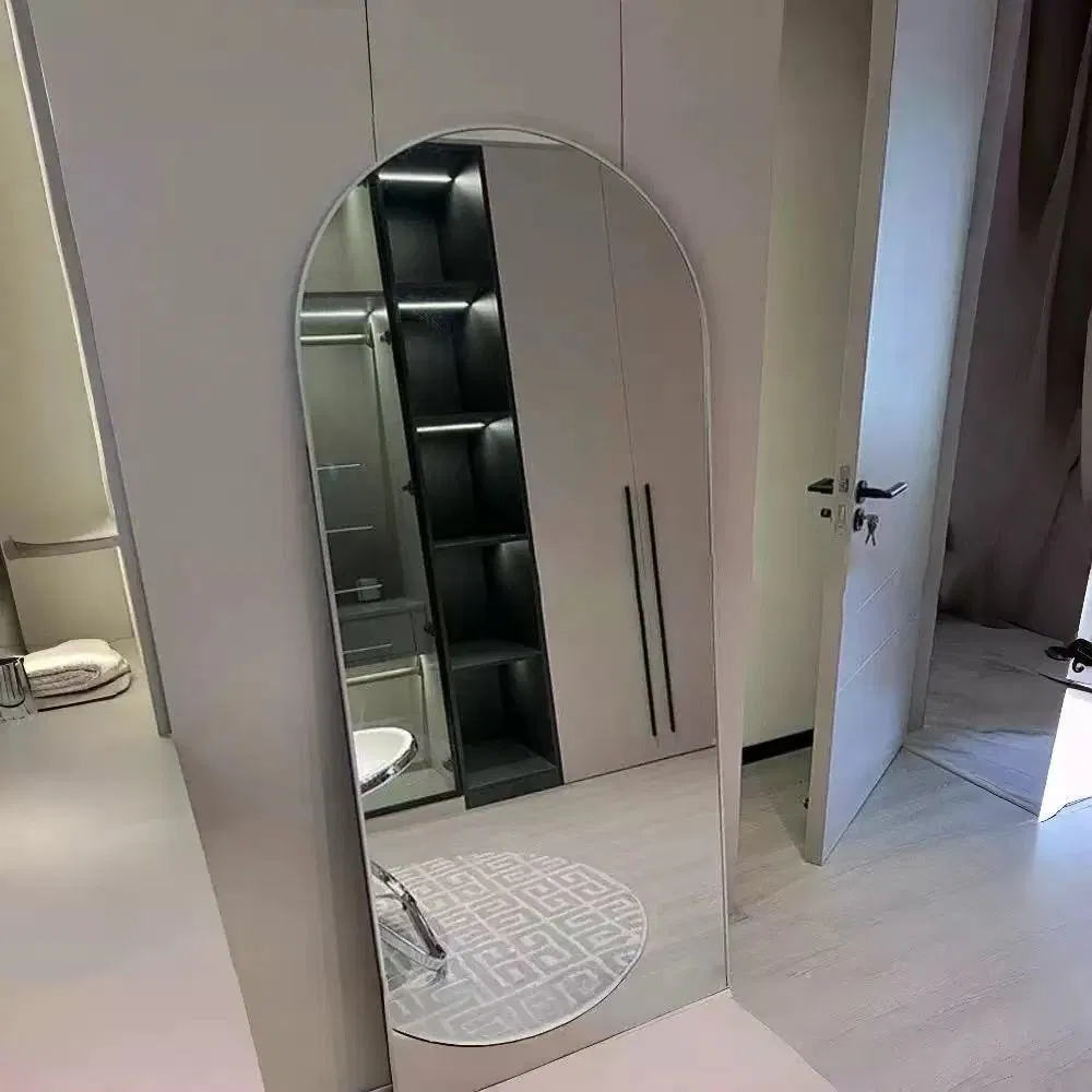 Dresser Smart Mirror, Wall-Mounted Dimming Defogger, LED Bathroom Mirror with Bluetooth.