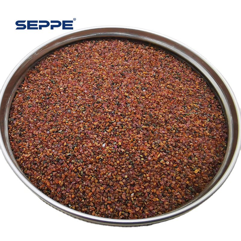0.18mm Natural Red Garnet Abrasive Sand 80 Mesh