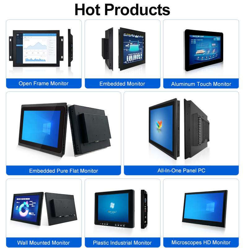 13.3 Inch IPS 1920*1080 HDMI VGA Non Touch Screen Metal Case Monitor Embedded OEM ODM 	LCD Monitors for PC Computer