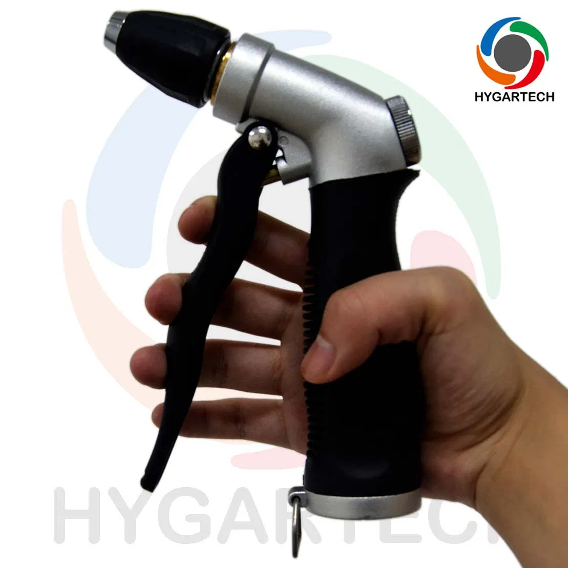 Metal Multi-Purpose Hose Nozzle Down Pressure Washing Gun with Front Trigger Control Valve