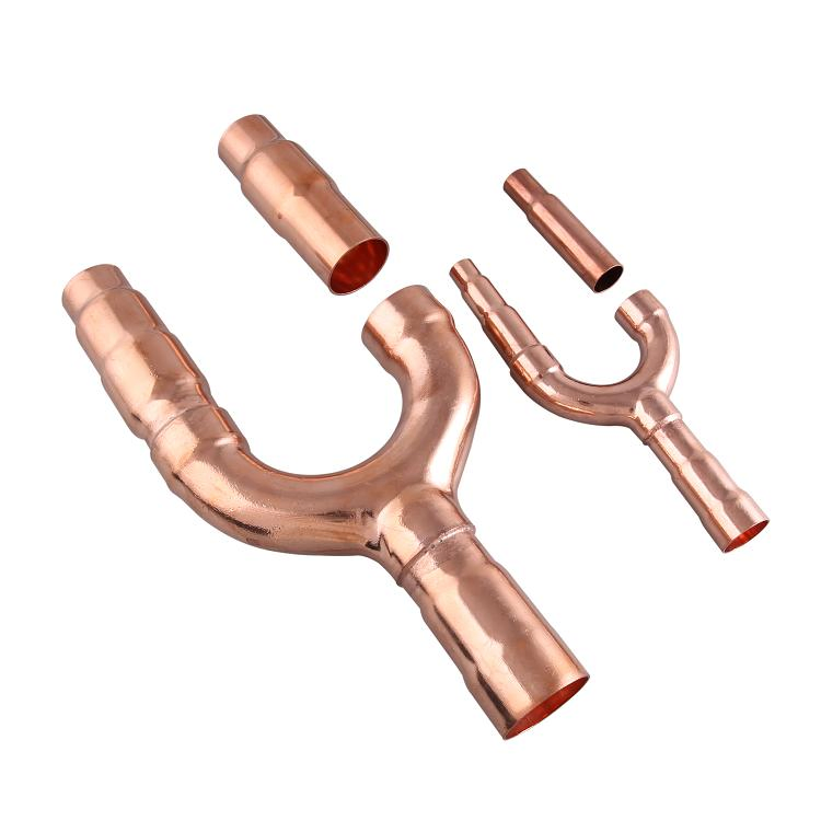 Hailiang Copper Y Refnet Joints Branch Pipe Vrf Vrv A/C System Disperse Kit for Midea Fqzhn-01 02 03 04 05 Air Conditioner