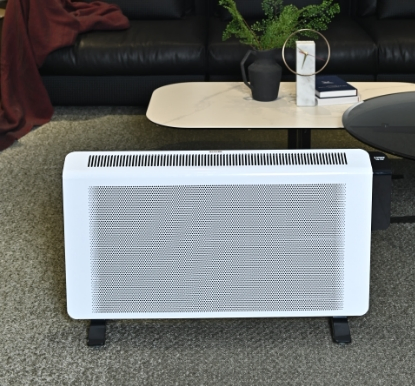 Freestanding Multifunctional Electric Convection Heater LED Touch Design with Waterproof Ventilation