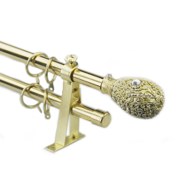 Curtains Rods Holder Metal Extendable Curtain Rod and Finials Curtain Rod