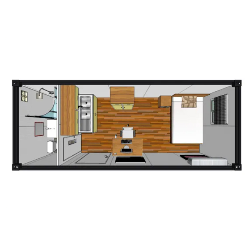 Container House Sandwich Panel Luxury Steel Homes for Living Single Apartment/Hotel