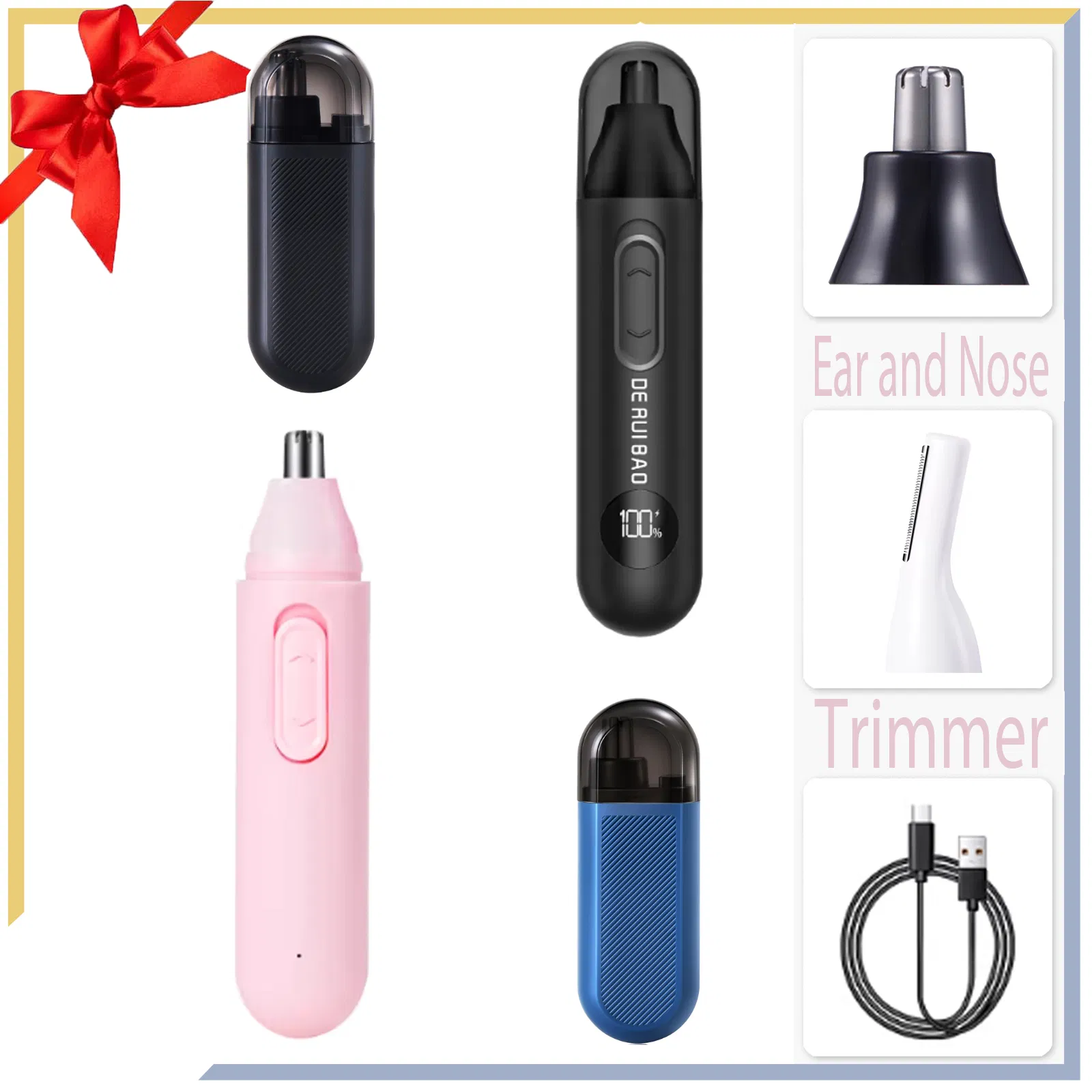 High-End Visual Display Grooming Tool Nose Hair Trimmer