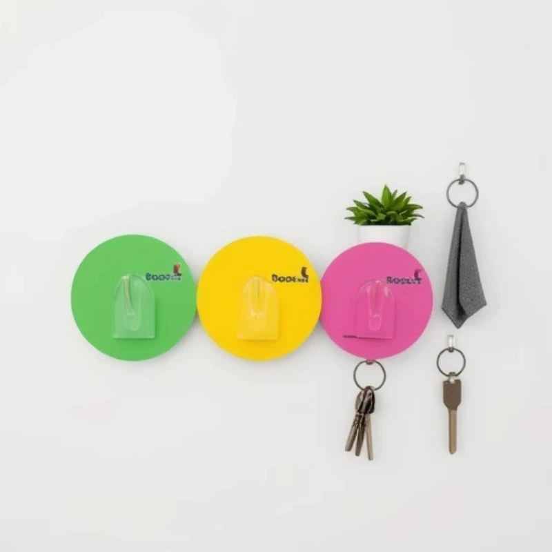 Non-Residue Sticky Hooks for Clothes and Towel Organization