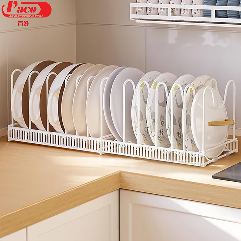 Adjustable Dividers Kitchen Wire Storage Shelf