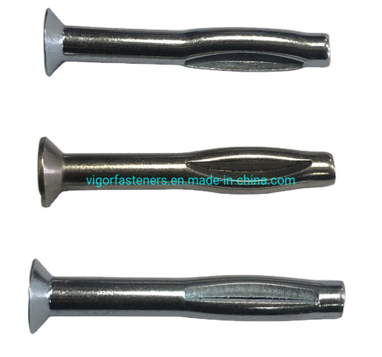 Flat Head Split Drive Anchor Zinc Plated Carbon Steel Galvanized Expansion Anchor Concrete Bolt Split Drive